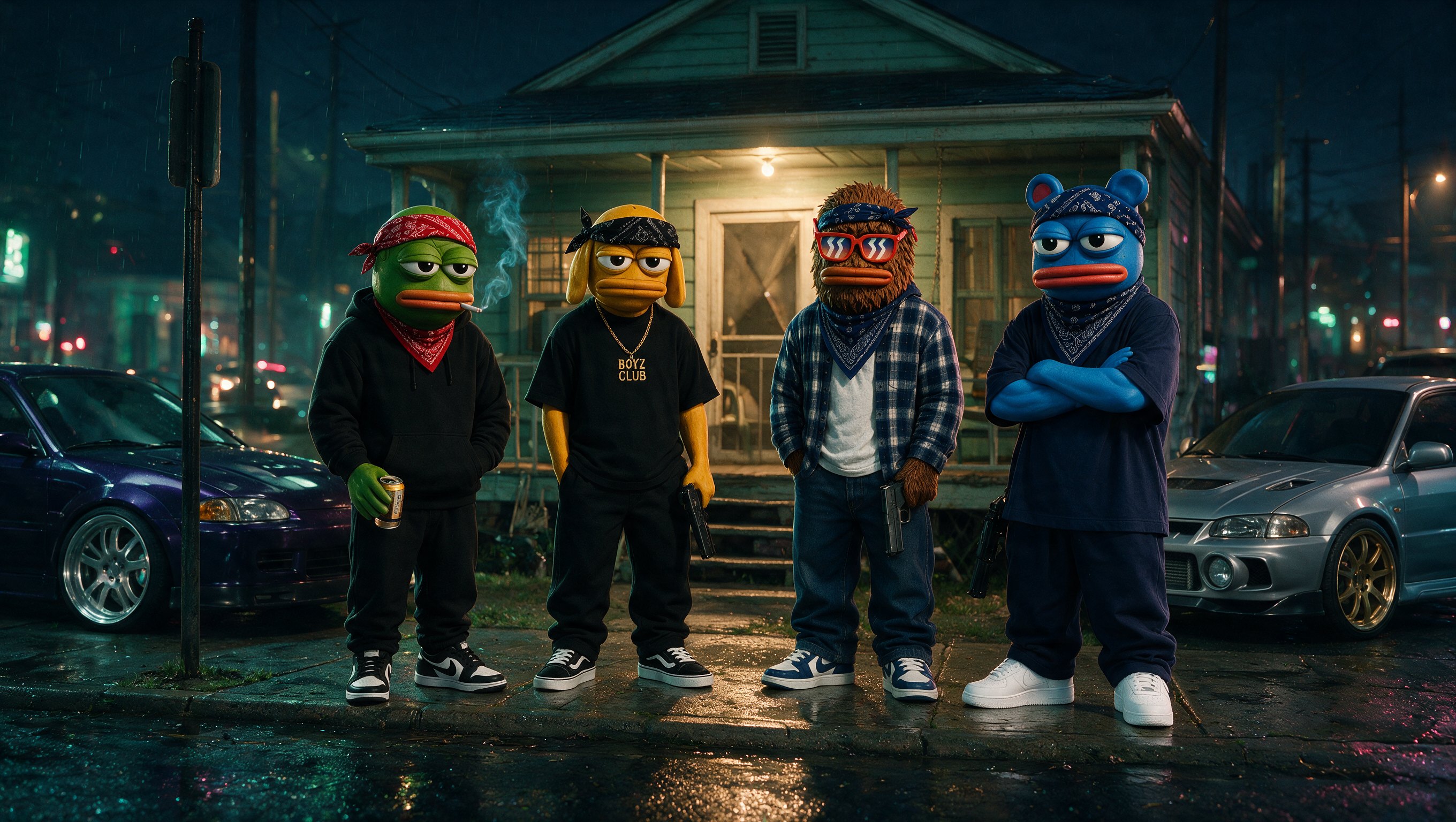 The crew on the block